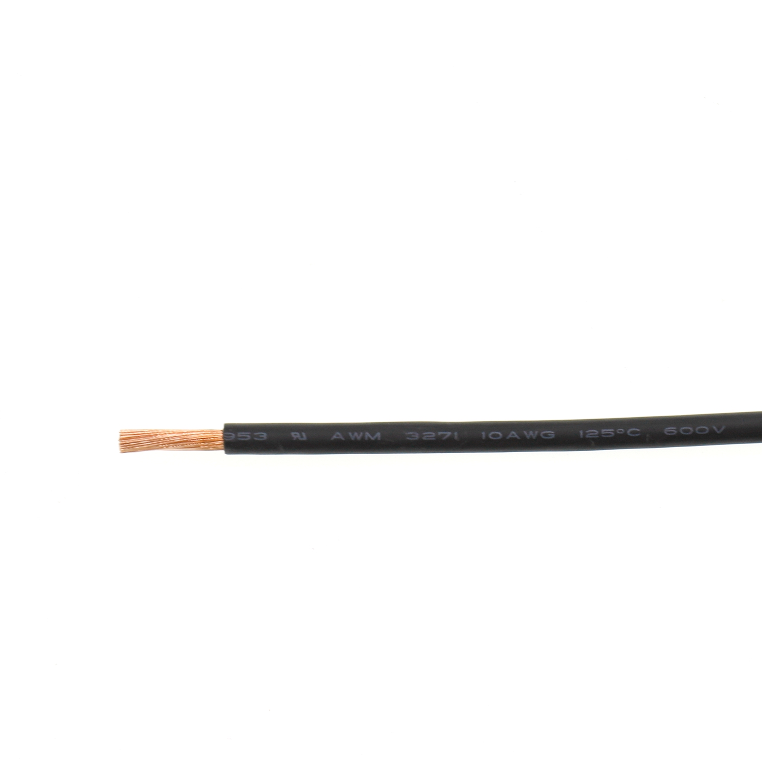 Alambre de conexión de cobre desnudo UL3271 10AWG Alambre UL AWM de bajo humo