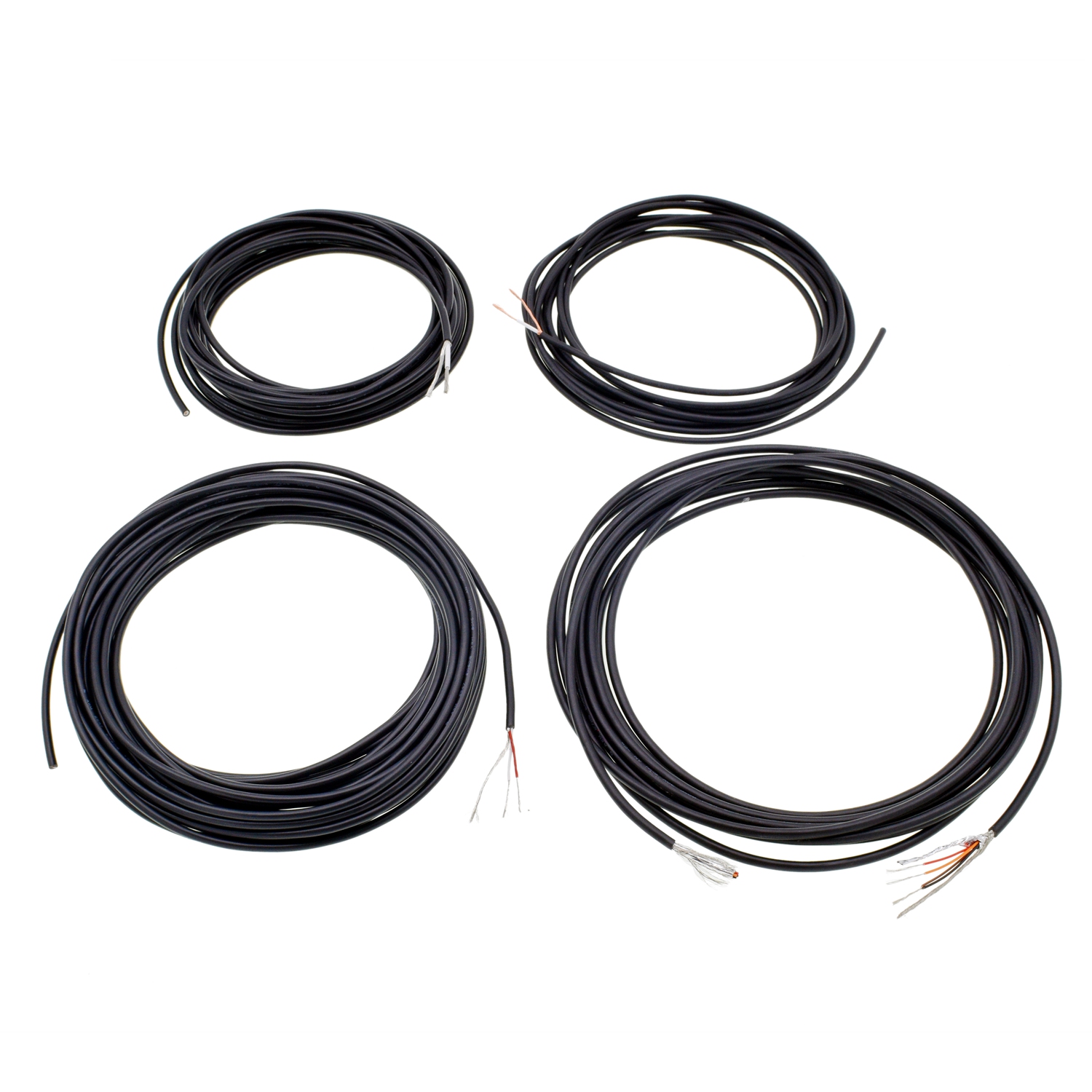 Cable blindado con cubierta de PVC negro / gris UL2464 20/22 / 24AWG AWM