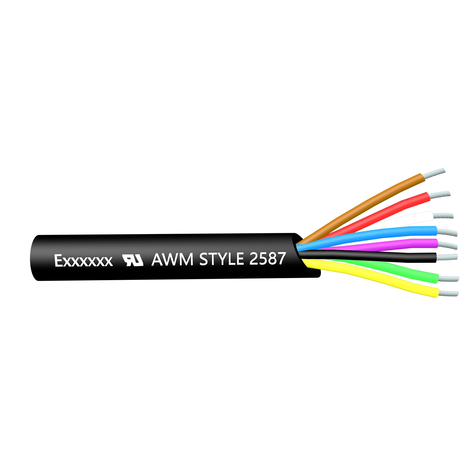 UL2587 Revestimiento de PVC flexible resistente al calor 90 ℃ 600V VW-1 CUL