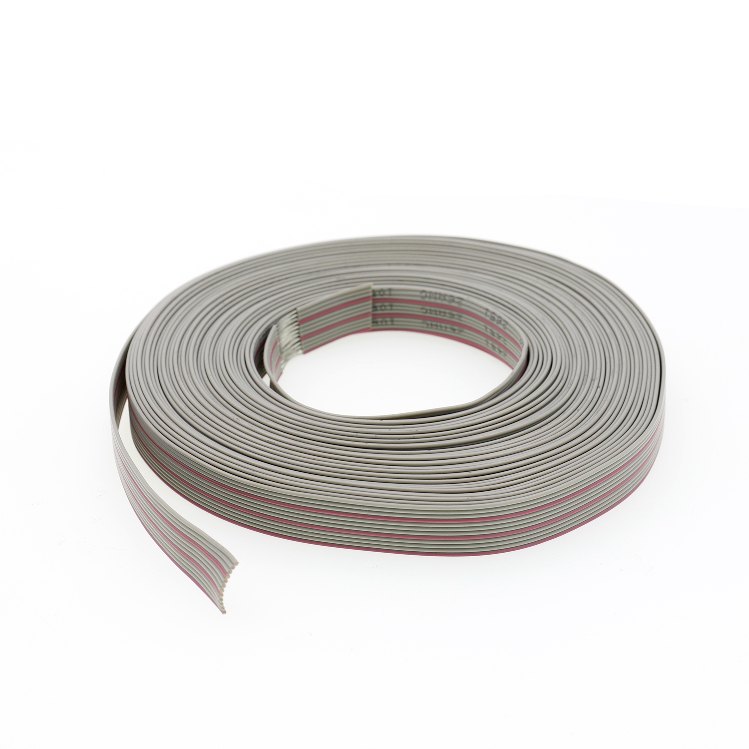 Cable plano de PVC UL2648 Cable IDC Cable de cableado de computadora gris