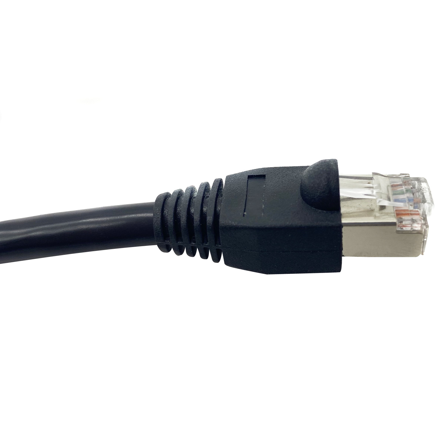 OEM puro del alambre de cobre 8P8C 23 / 24AWG del cable de Ethernet de alta velocidad