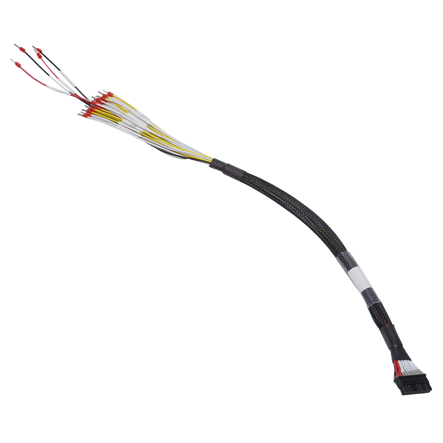 Ensamblaje de cable del OEM del arnés de curado del pegamento terminal del tubo PH3.0UV